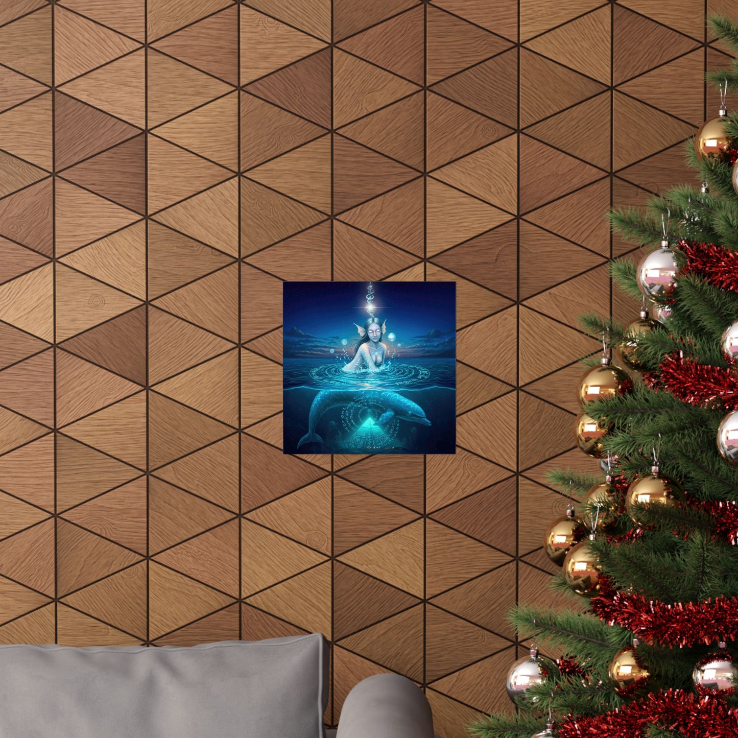 Starseed Dolphin- Museum Grade Matte Poster Art