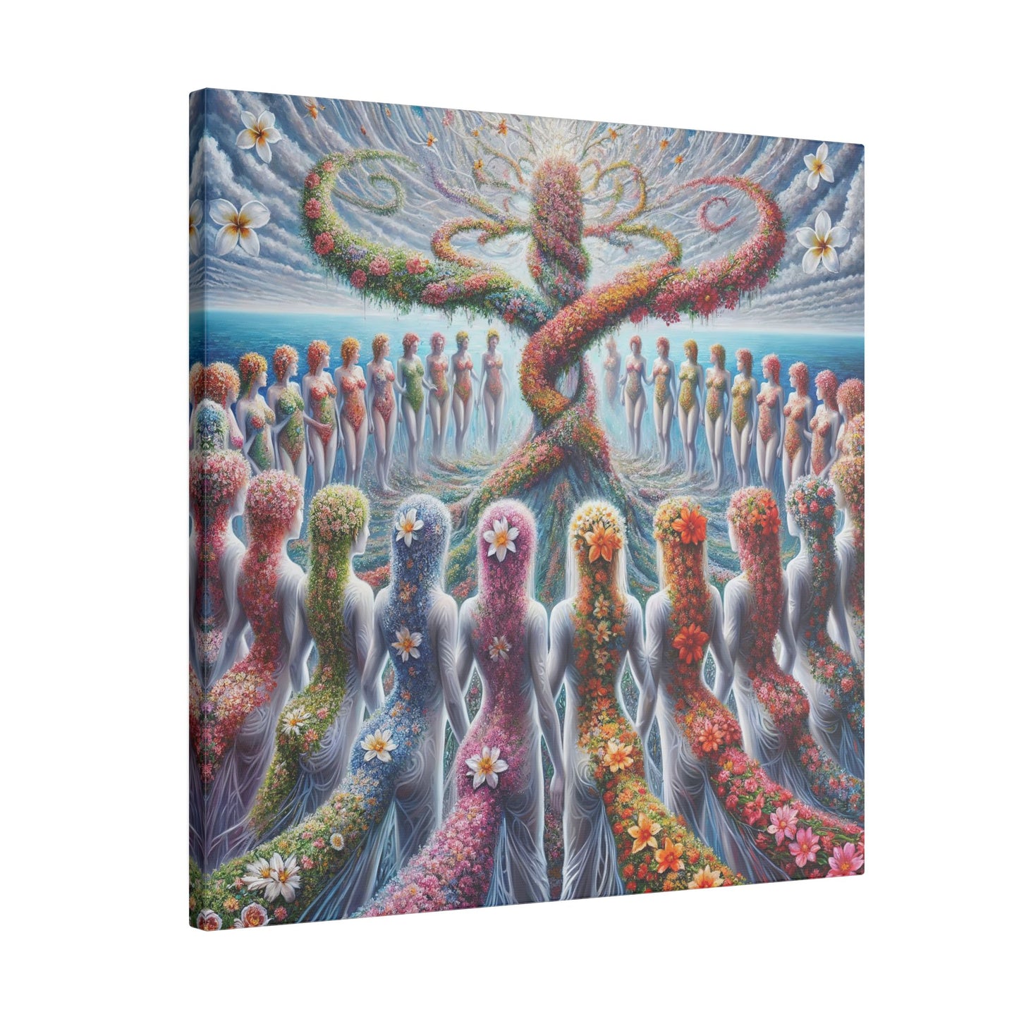 Sister's Circle-Premium Canvas Wall Art