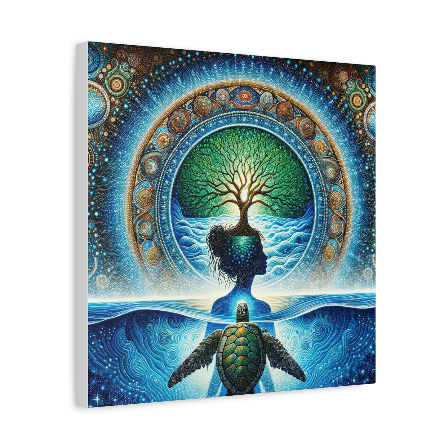 Spirit of Mother Earth-Stretched Matte Print Canvas Art