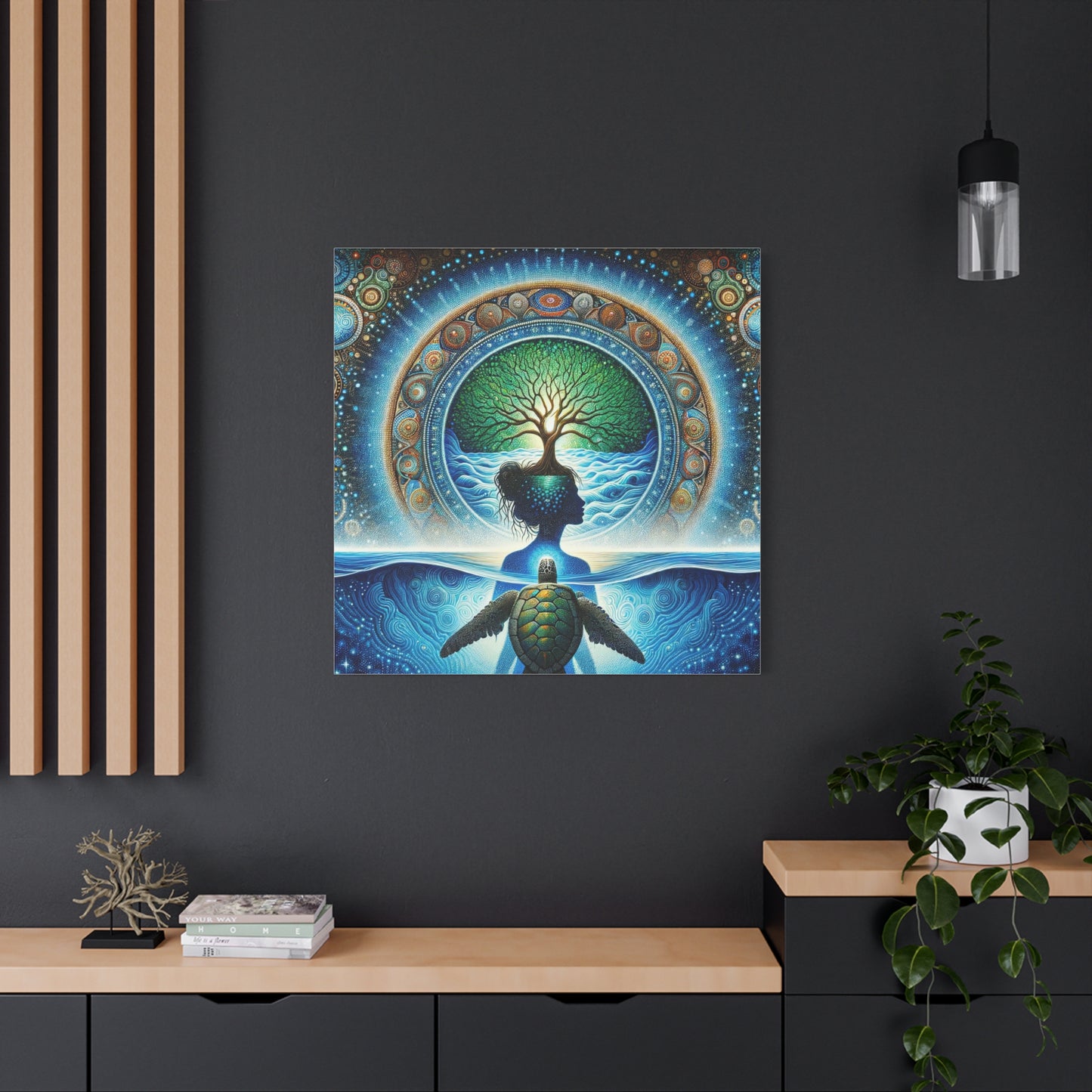 Spirit of Mother Earth-Stretched Matte Print Canvas Art