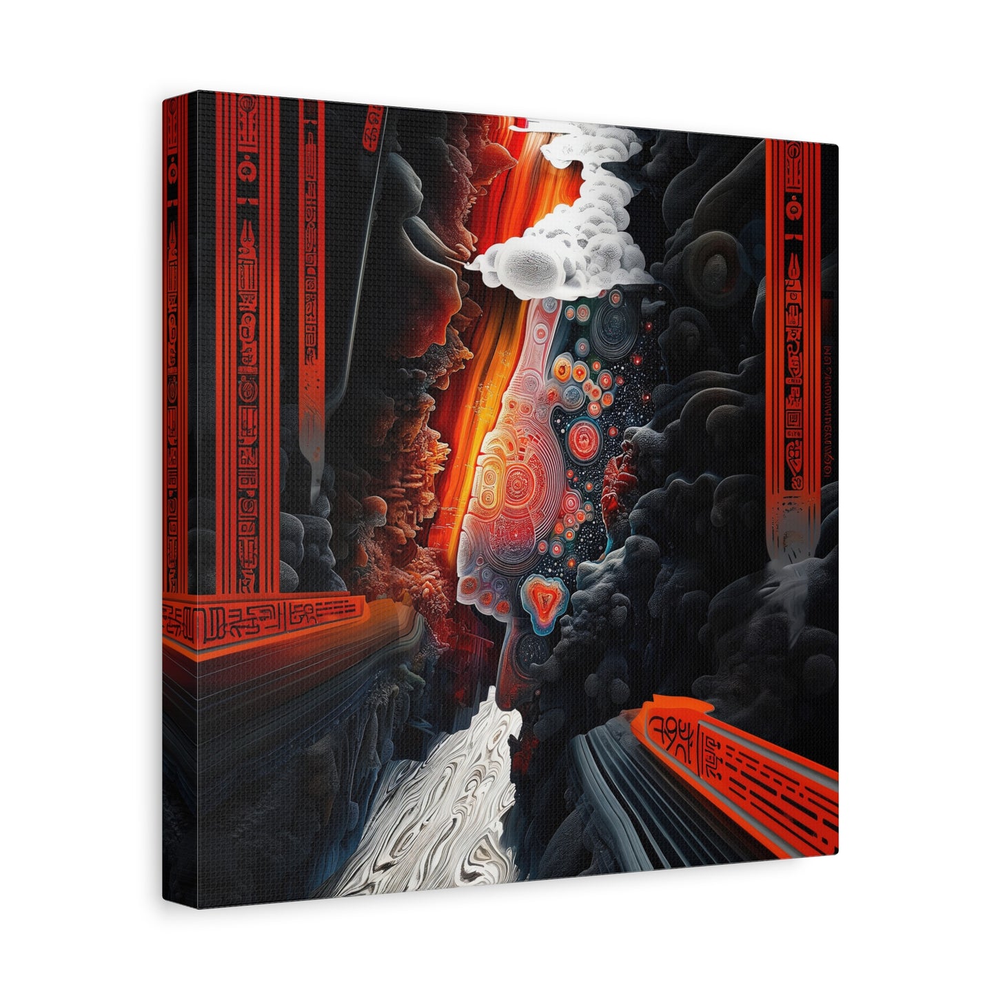 Portal to Agartha-Matte Streched Canvas Art