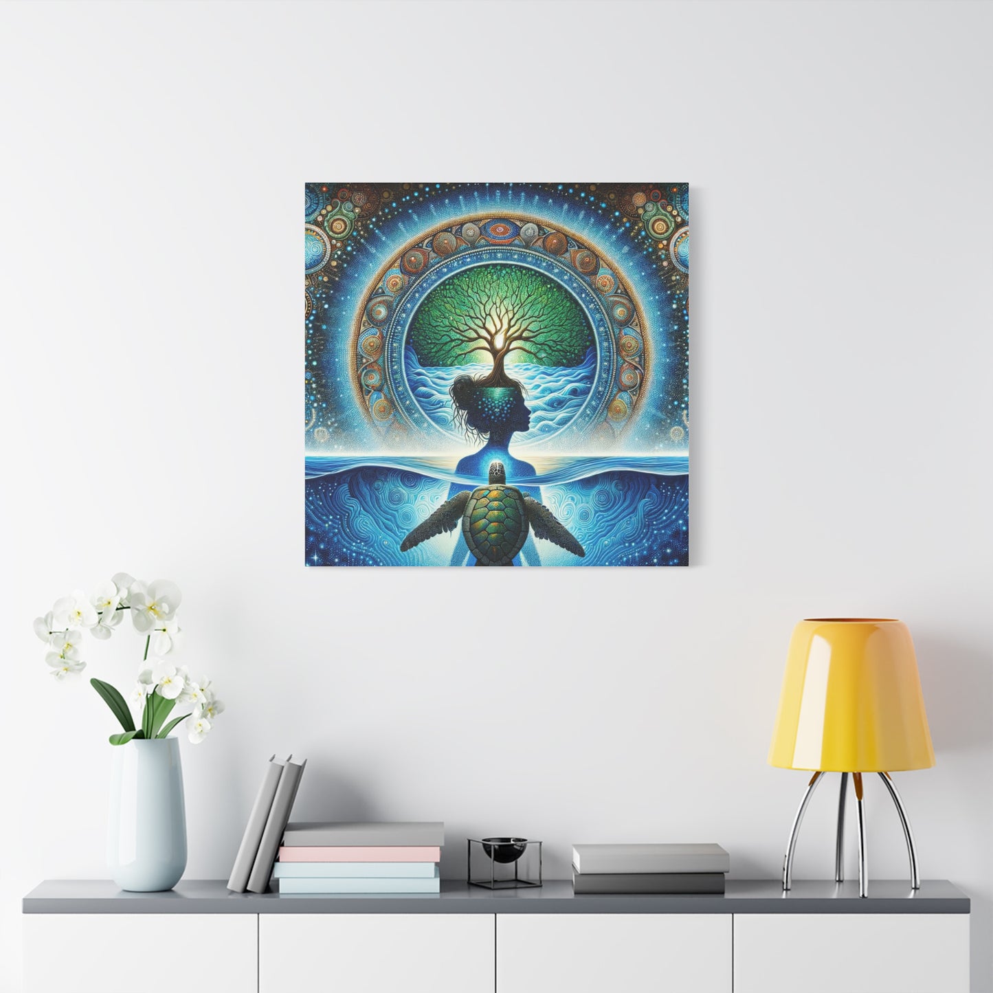 Spirit of Mother Earth-Stretched Matte Print Canvas Art