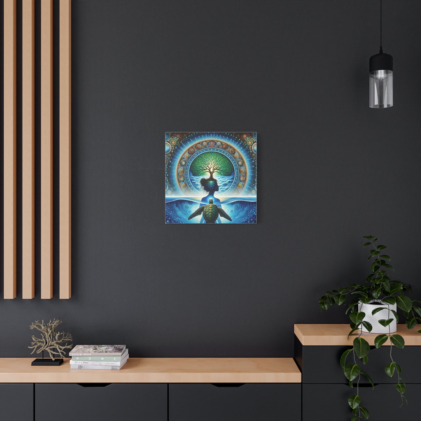 Spirit of Mother Earth-Stretched Matte Print Canvas Art