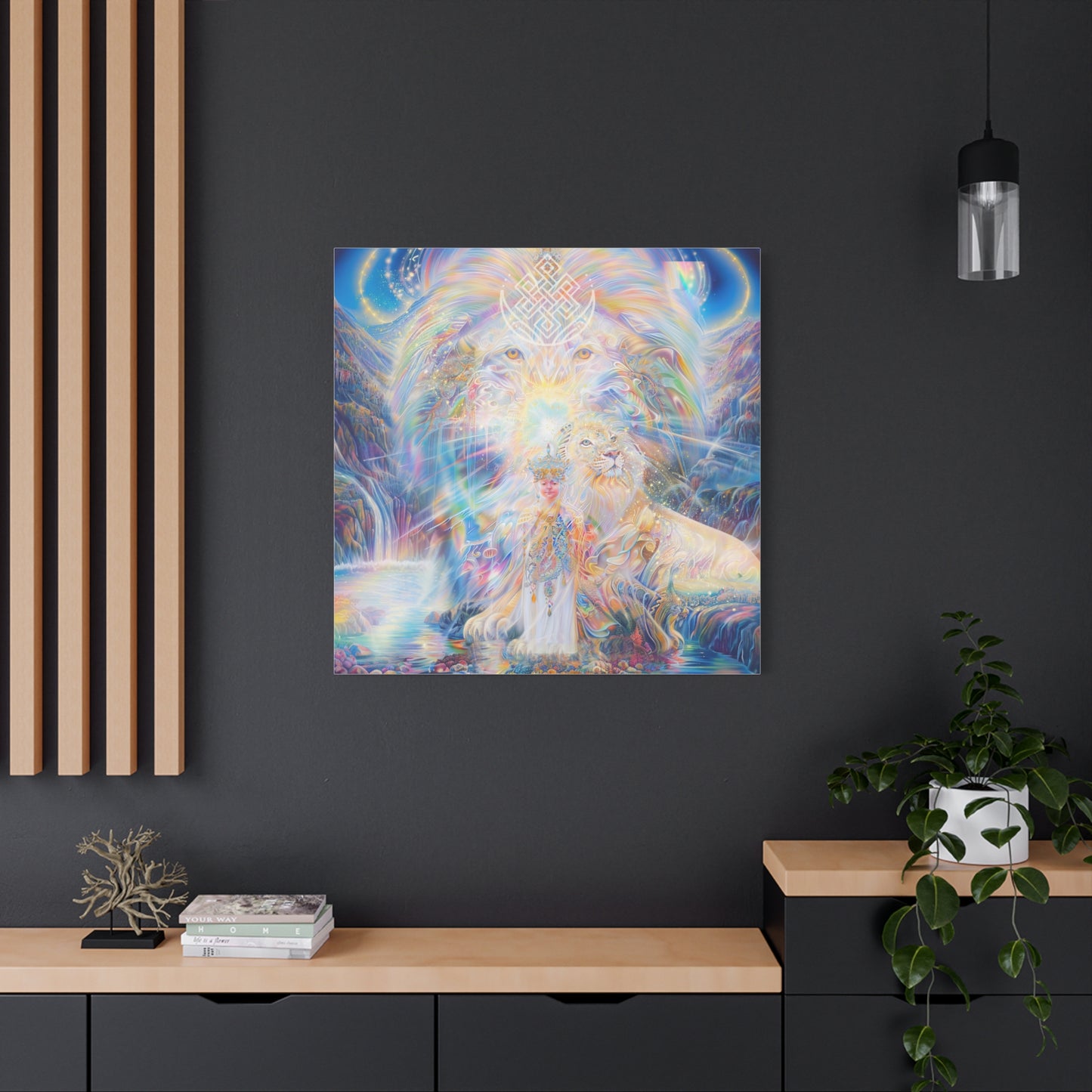 Guardian of The Shambhala-Matte Canvas, Stretched