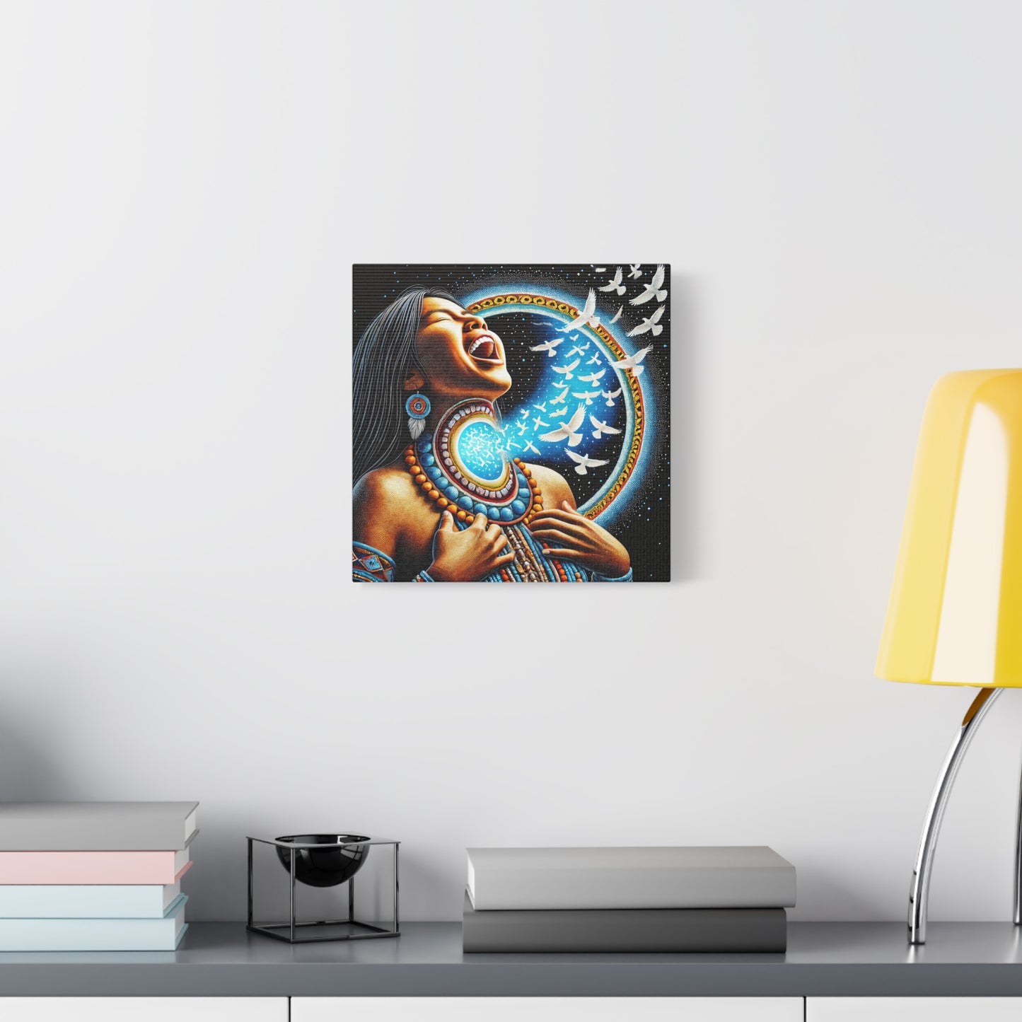 Truth of Voice-Matte Streched Canvas Art