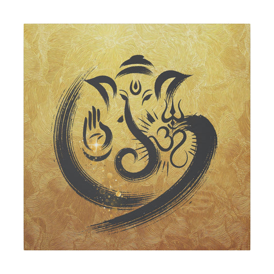 Blessing of Ganesha-Matte Canvas Art