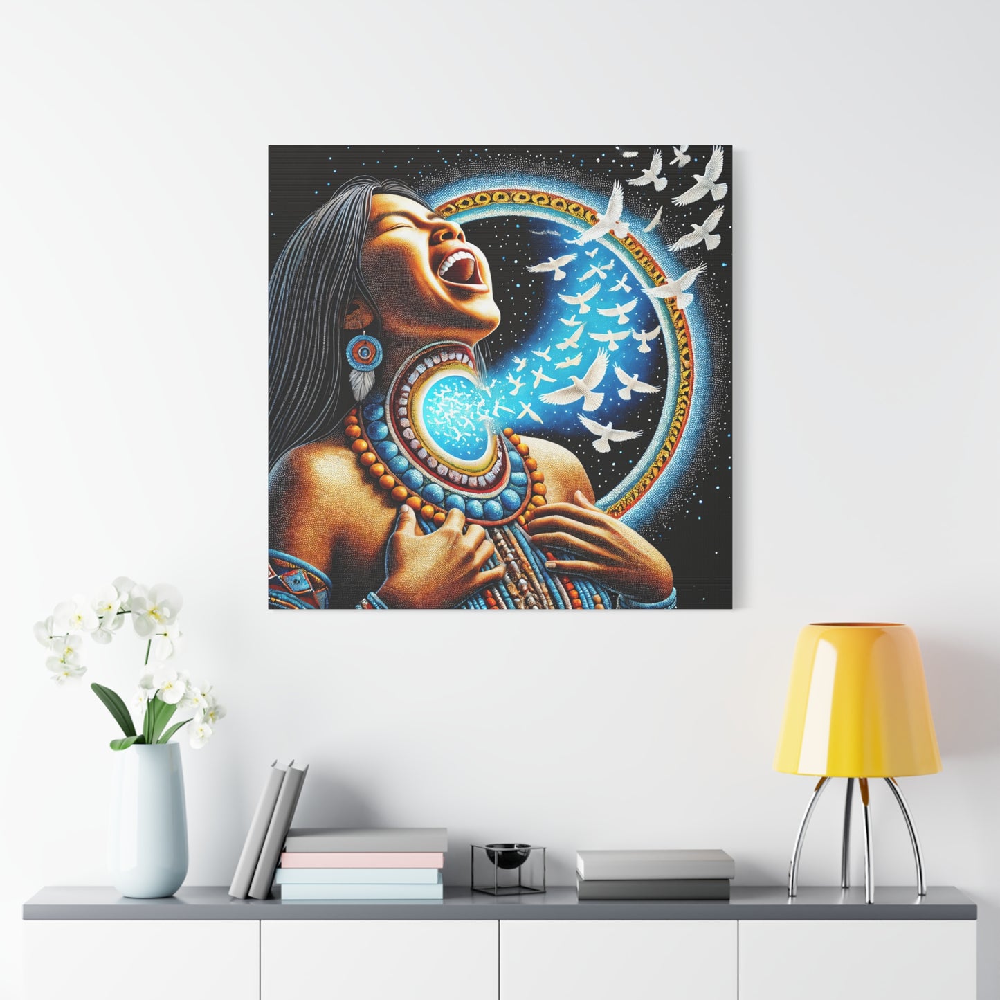 Truth of Voice-Matte Streched Canvas Art