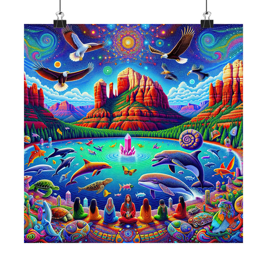 Dream Awake-Vibrant Matte Museum Grade  Poster