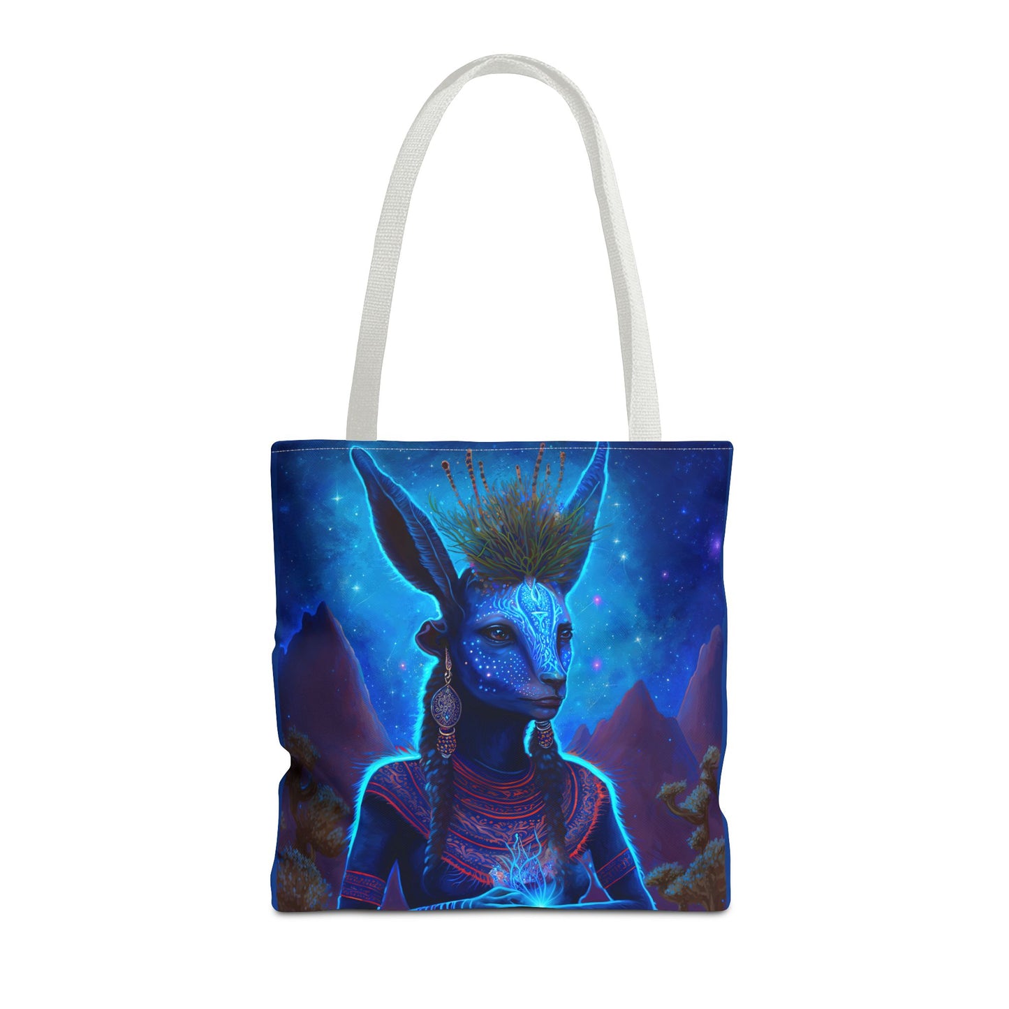 Sacred Blue Deer-Spirit Tote Bag