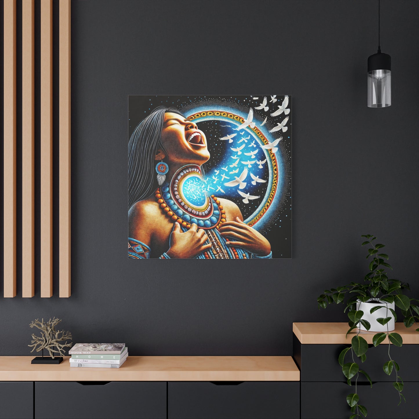 Truth of Voice-Matte Streched Canvas Art