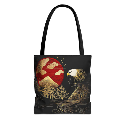 The Golden Eagle&Sun-Spirit Tote Bag